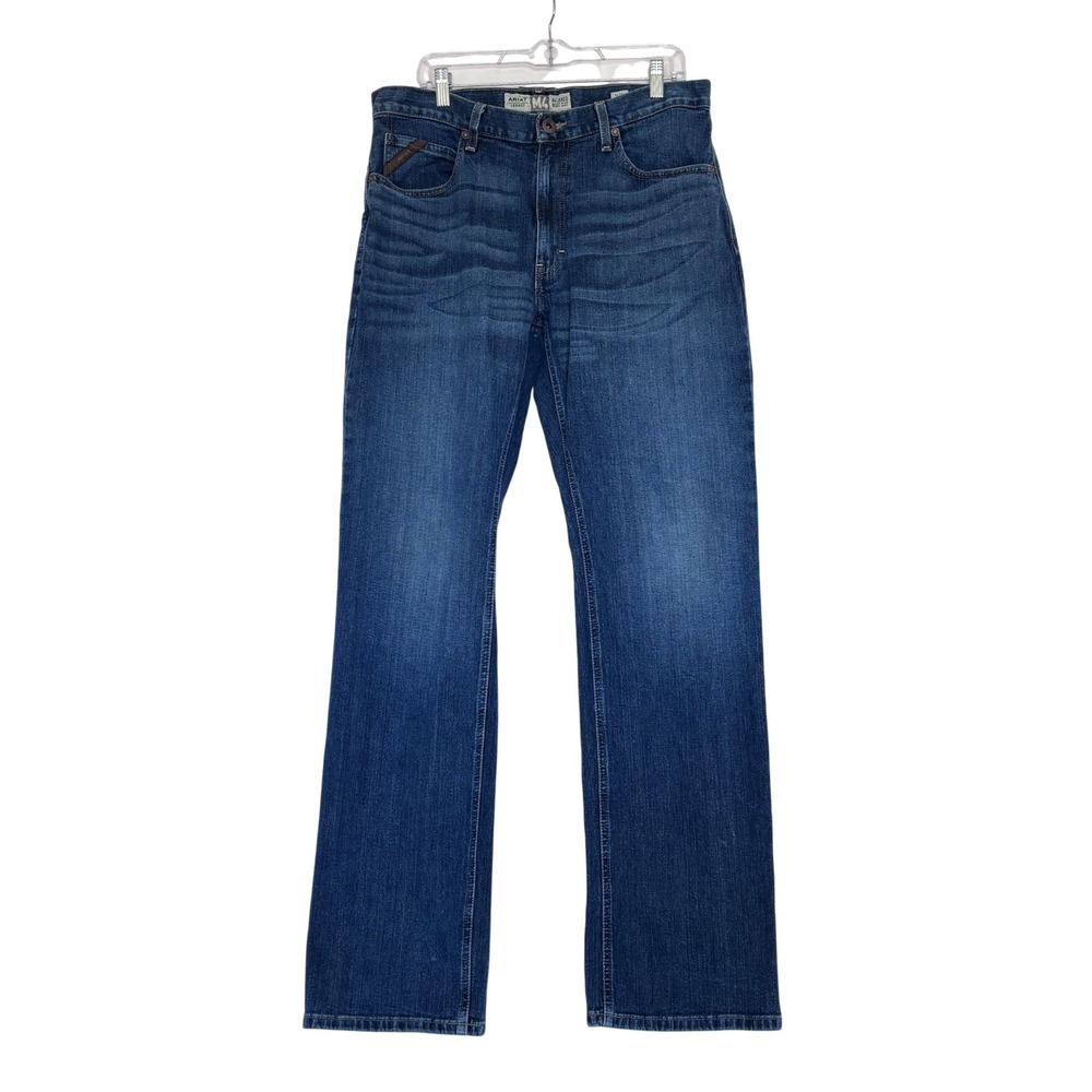 Ariat M4 Relaxed Boot Cut Jeans Mens 34x36 Medium Wash Legacy Denim 10022676